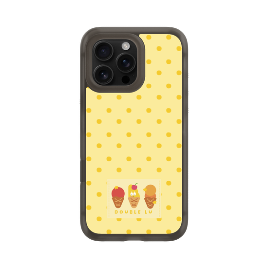 little yellow monster dessert fabric labels