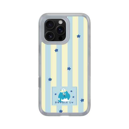 little blue monster dessert fabric labels