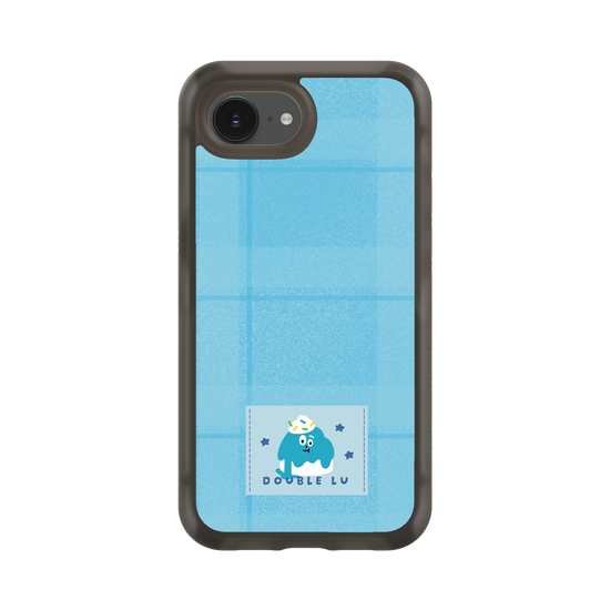 little blue monster dessert fabric labels