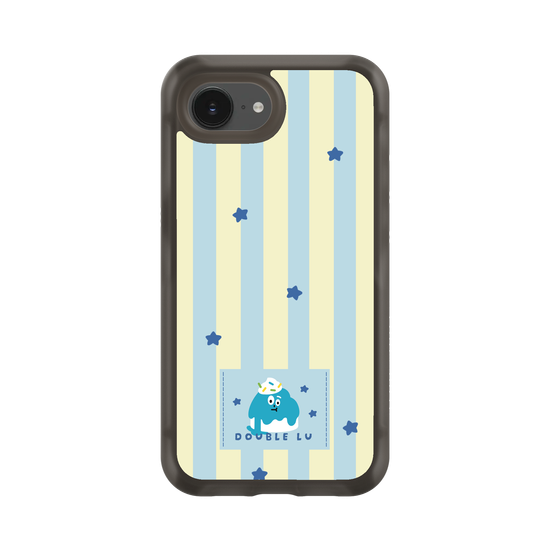 little blue monster dessert fabric labels
