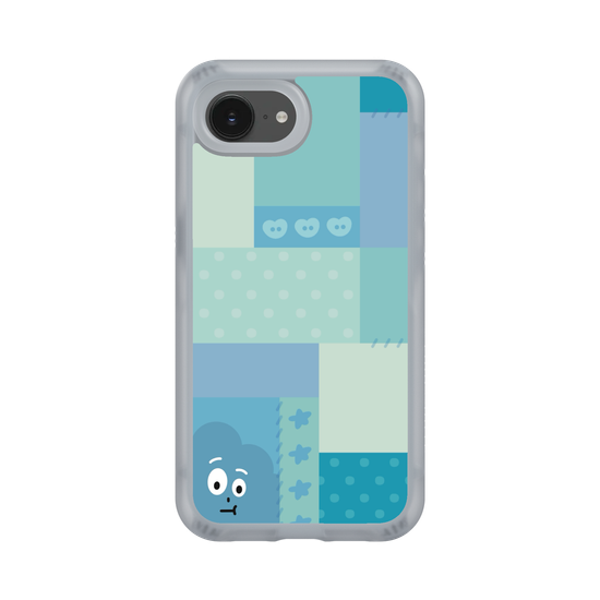 patchwork of little blue monster