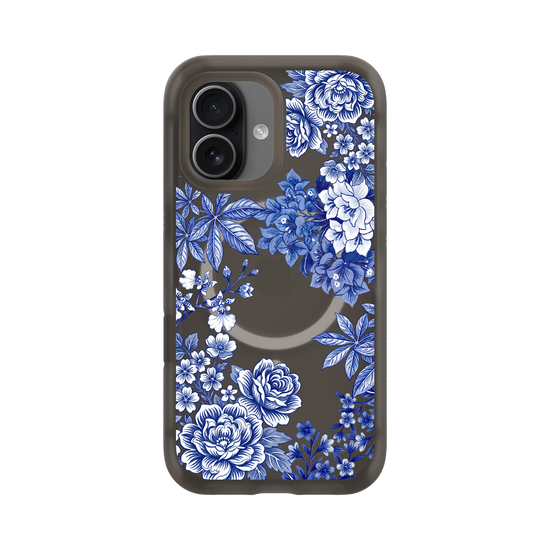 Taiwanese Floral Fabric · Blue & White