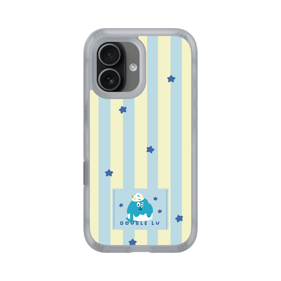 little blue monster dessert fabric labels