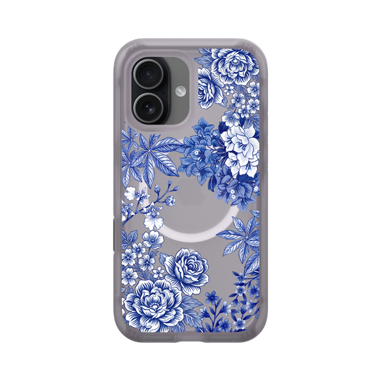 Taiwanese Floral Fabric · Blue & White