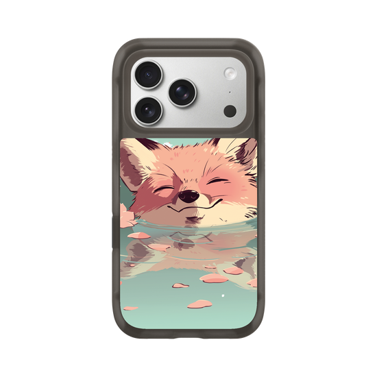 Fox swimming