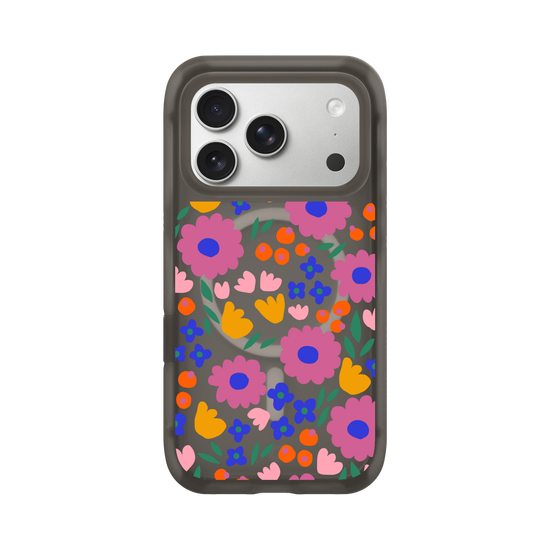 Field of flowers transparent