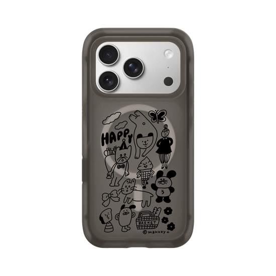 makkey+ | HAPPY MAKKEY CASE | AirX - iPhone 17 Pro | RHINOSHIELD