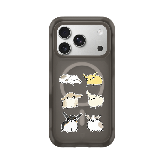 A layout incorporating Chihuahua-themed stickers.