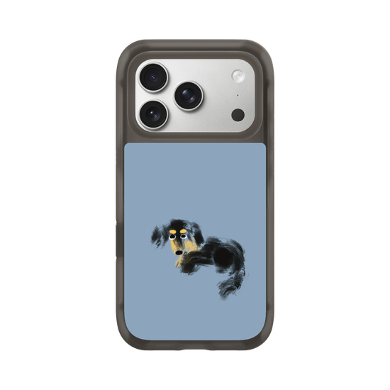 a tiny dachshund