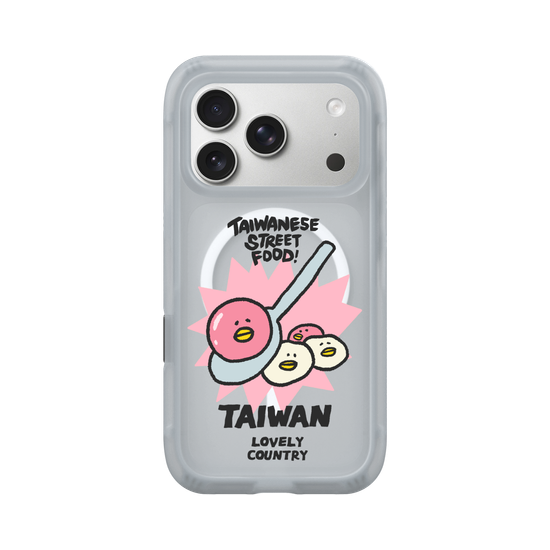 Red and white tangyuan
