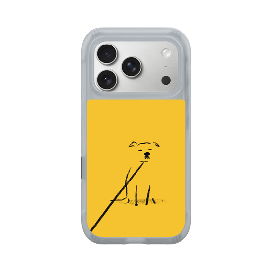 A stubborn dog on a walk