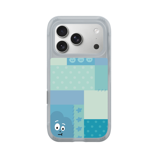 patchwork of little blue monster