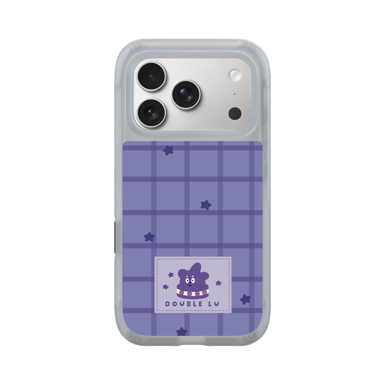 little purple monster dessert fabric labels
