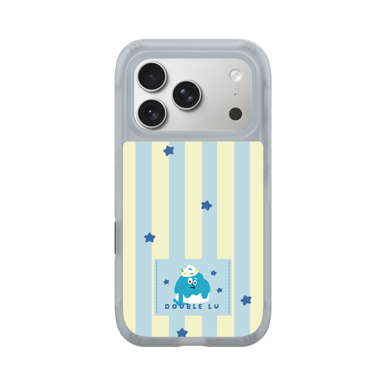 little blue monster dessert fabric labels