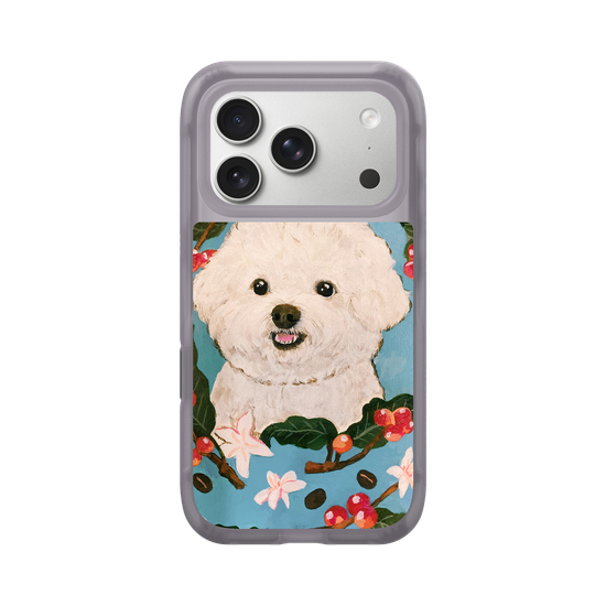 Bichon and Coffee bean