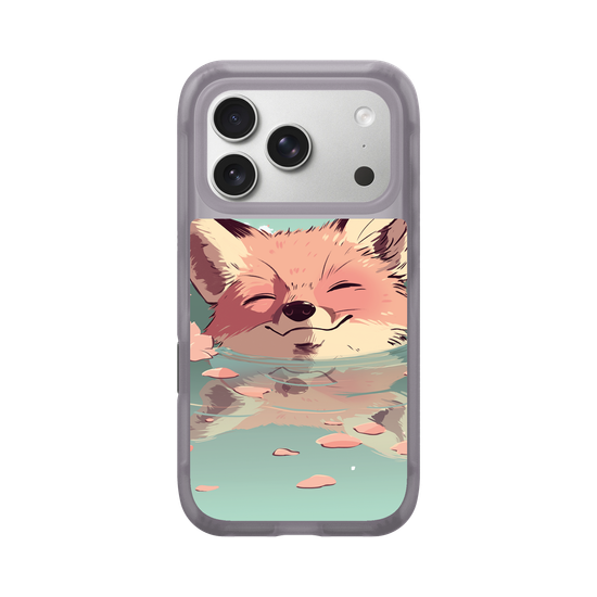 Fox swimming