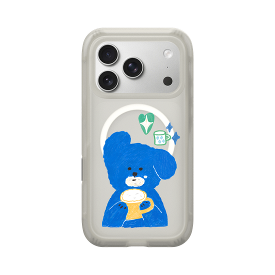 Blue Puppy's Milk Time