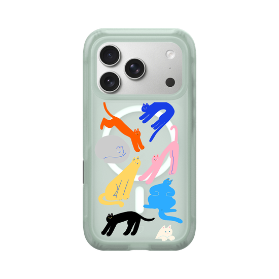 colorful cats