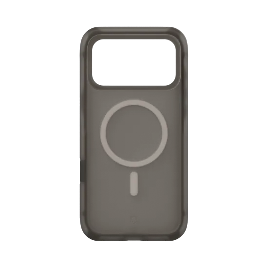 Oududianzi-Coque pour iPhone 17 Pro Max Compatible avec MagSafe Magnétique, Housse de Arrière Translucide Givrée PC, TPU Silicone Bumper Étui Protection Antichoc Militaire Anti-Empreintes-Bordeaux