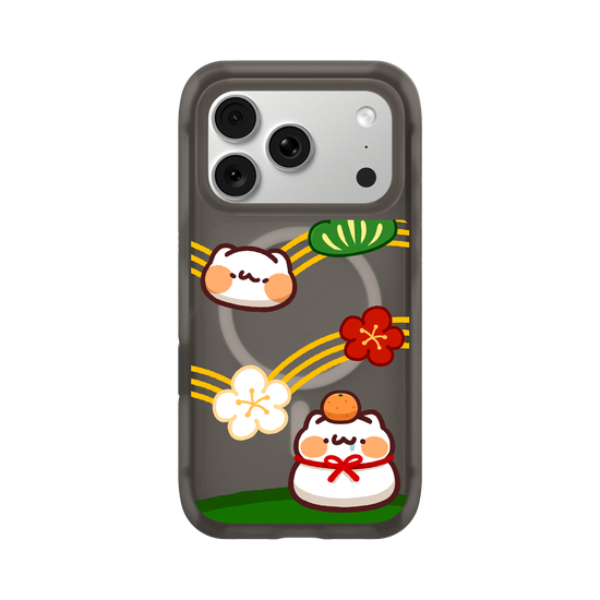 Cat Mochi Collage (Red ) 