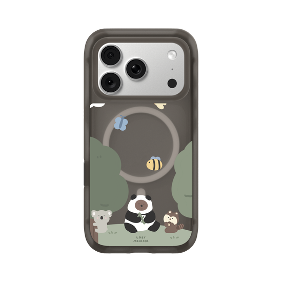 Lazy Monster cares for the forests.