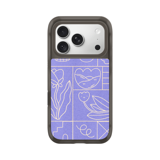Abstract Spring- Purple