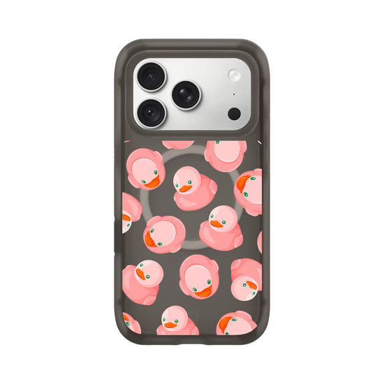 Pink rubber ducks