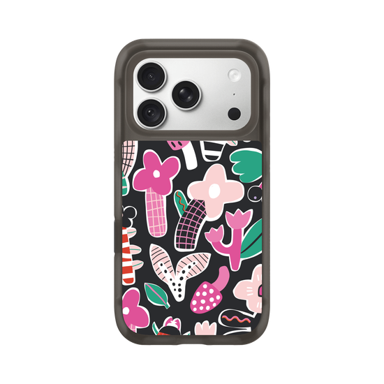 Dreamy florals pink and green