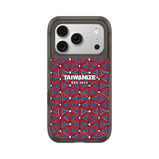 Flower of Life - Red and Teal (Logo)