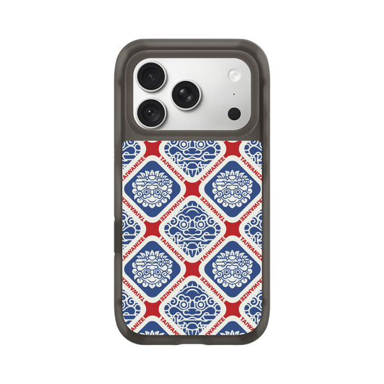 Sword Lion Pattern - Blue and Red