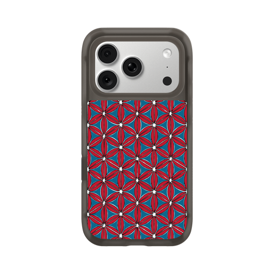 Flower of Life - Red and Teal