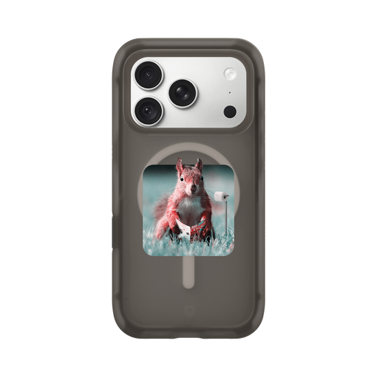 Squirrel Daily Life - Restroom - Transparent Sticker