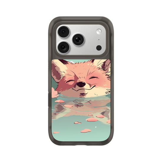Fox swimming