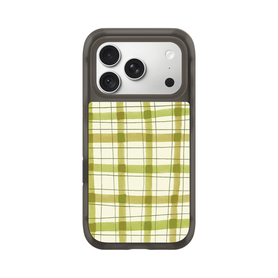 Wonky Gingham  – Green Cottagecore Vibes