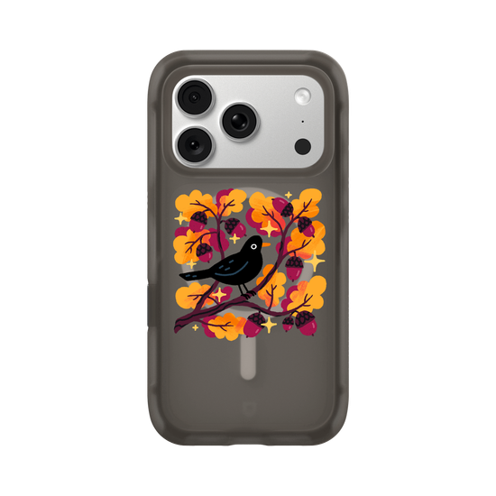 Blackbird and Acorns
