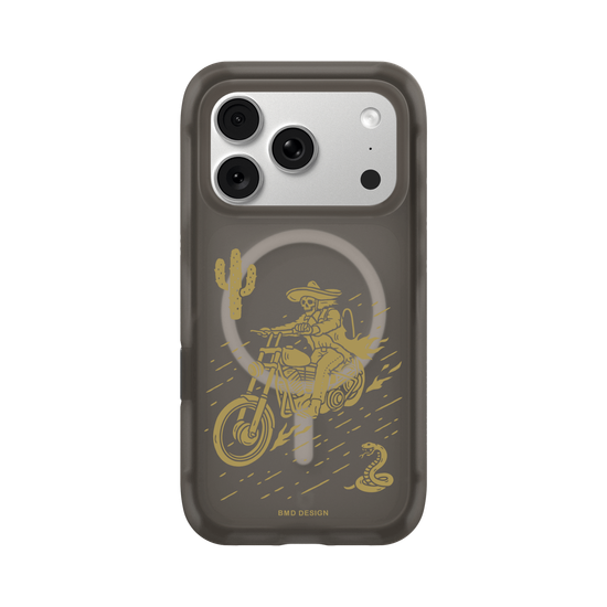 Desert Motorcycle Skull Rider