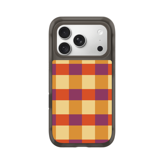 Orange gingham