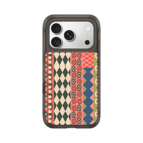 Retro Kitsch Floral Patchwork Pattern