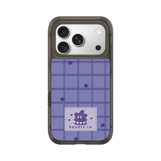little purple monster dessert fabric labels