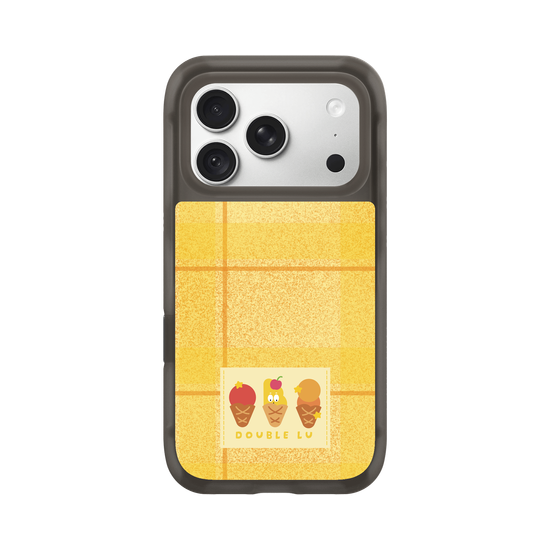 little yellow monster dessert fabric labels