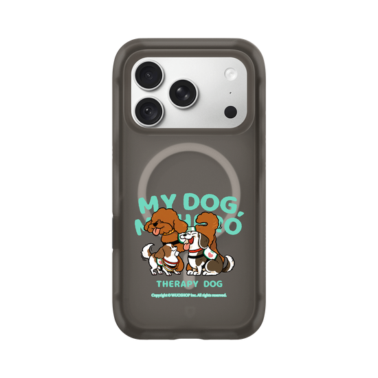 My dog, My hero-Therapy Dog: Mixed Breed x Long-haired Chihuahua x Standard Poodle(Clear)