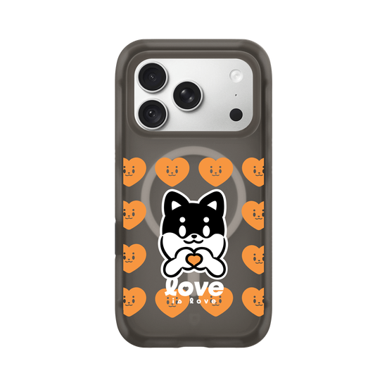 dou dou loves - orange heart