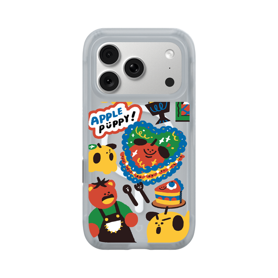  Apple Puppy Sticker Set B 