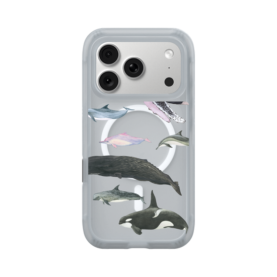 Whale and Dolphin on the phone