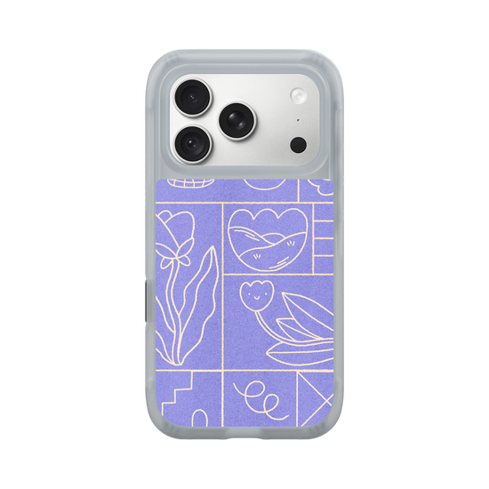 Primavera abstracta - Morado