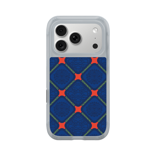 Sword Lion Pattern - Blue and Orange