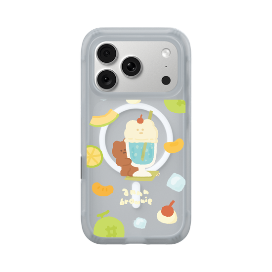 Melon soda float