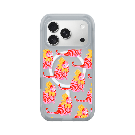 flower cats pink and red