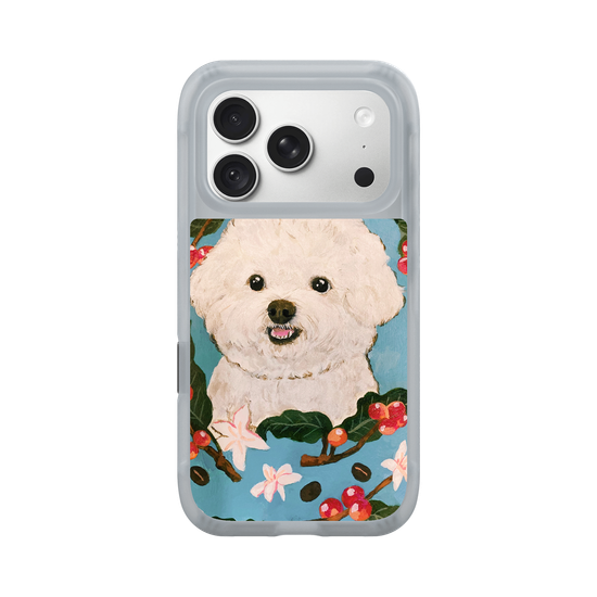 Bichon and Coffee bean