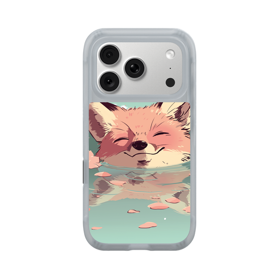 Fox swimming